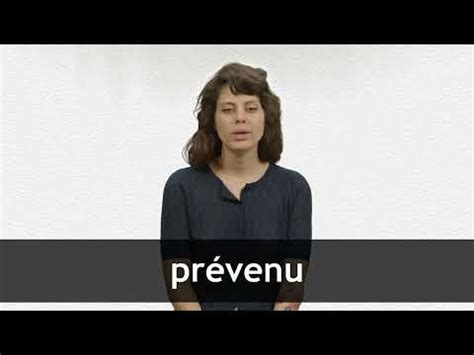 English translation of 'prévenu' .
